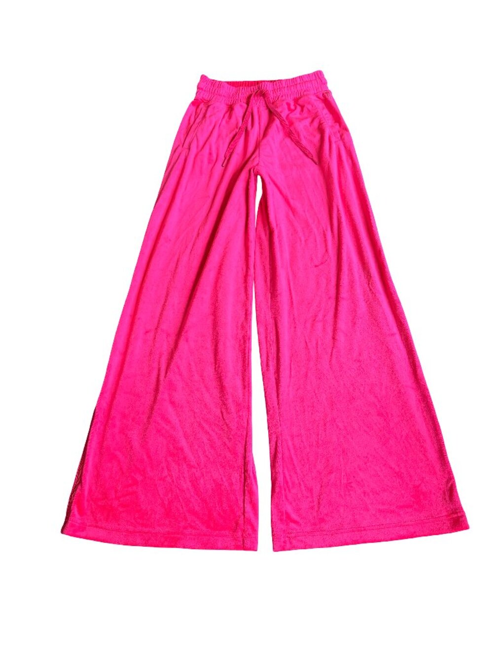 Offline by Aerie Pink Wide Leg Sweat Pants Velvet Stretch Velour Size XS Women's